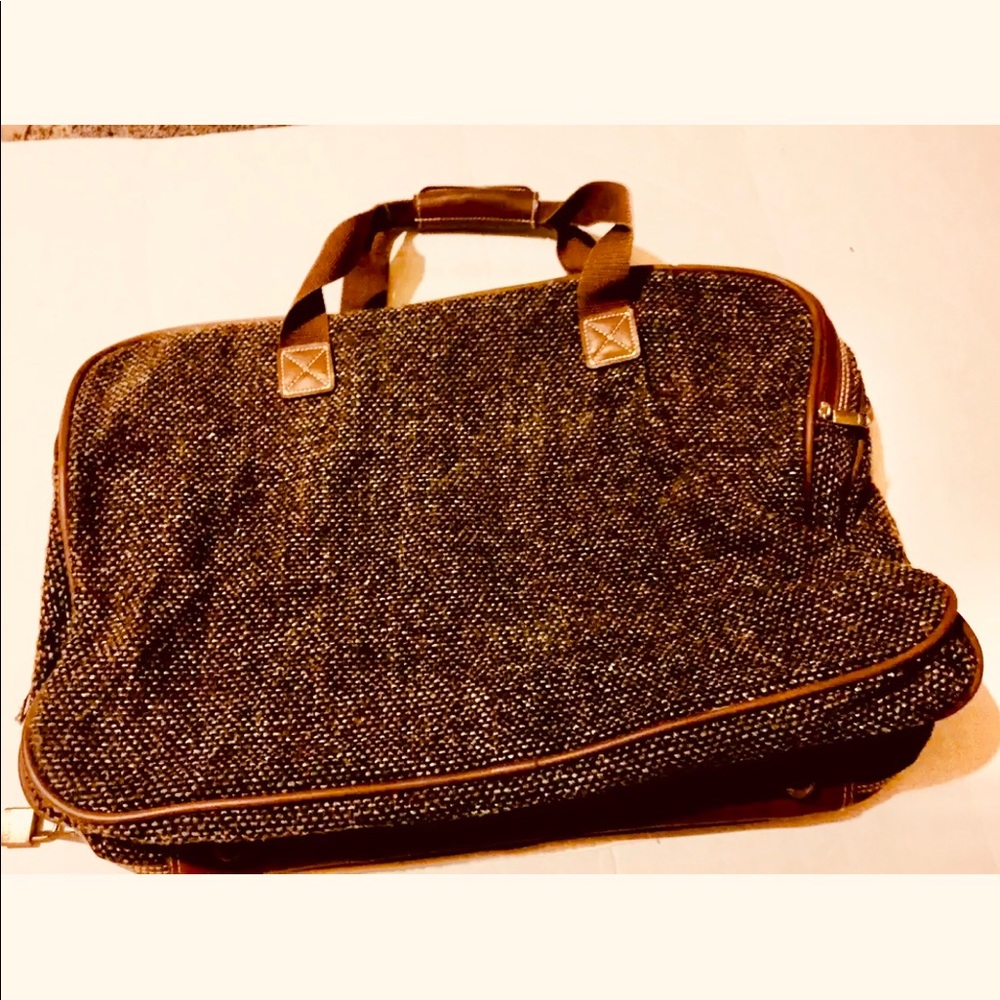 Vintage Jaguar Carry On Luggage Overnight Bag